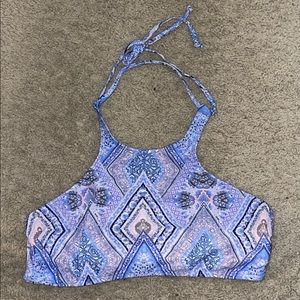 Xhiliration Tribal Print Bikini Top